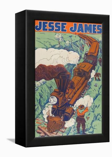 Jesse James-null-Framed Stretched Canvas