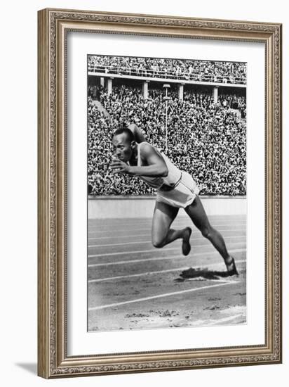 Jesse Owens, American Olympian-Science Source-Framed Giclee Print