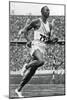 Jesse Owens at the End of the 100M at the Berlin Olympic Games, 1936-null-Mounted Giclee Print