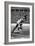 Jesse Owens Setting the 200 Meter Olympic Record at the Olympics in Berlin, Germany, 1936-null-Framed Art Print