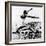 Jesse Owens, Winner of 4 Gold Medals at 1936 Olympics in Berlin-null-Framed Photo