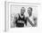 Jesse Owens with Ralph Metcalfe-null-Framed Photo