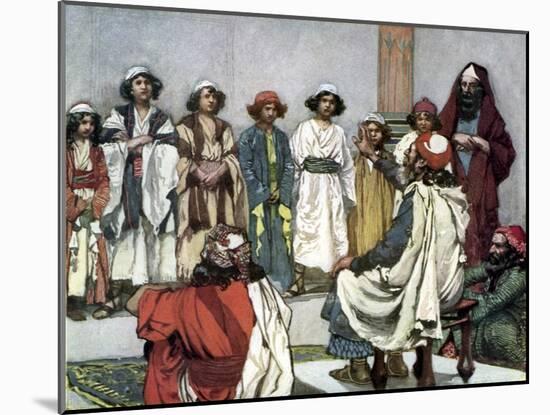 Jesse presents his son to Samuel by Tissot -Bible-James Jacques Joseph Tissot-Mounted Giclee Print