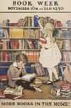 Three Children to London - One Foot Up One Foot Down-Jesse Willcox Smith-Art Print