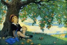 Boy under an Apple Tree-Jesse Willcox Smith-Framed Art Print
