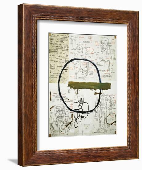 Jesse-Jean-Michel Basquiat-Framed Giclee Print