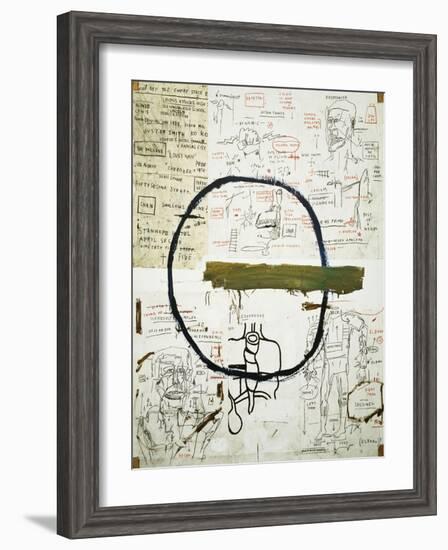 Jesse-Jean-Michel Basquiat-Framed Giclee Print