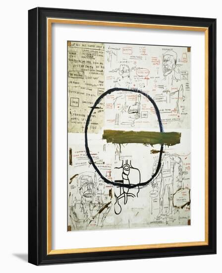 Jesse-Jean-Michel Basquiat-Framed Giclee Print