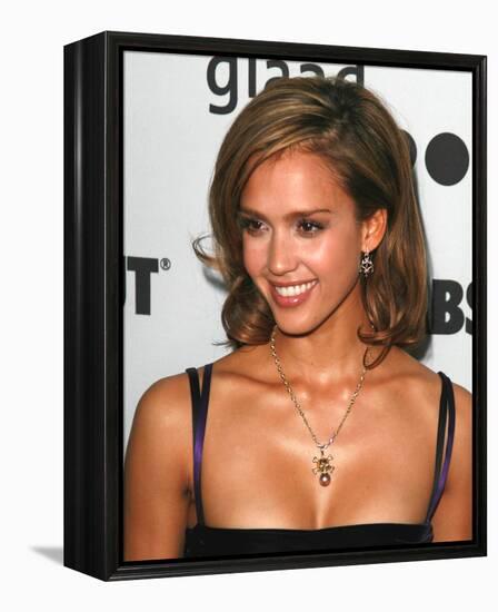 Jessica Alba-null-Framed Stretched Canvas