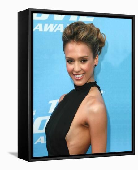 Jessica Alba-null-Framed Stretched Canvas