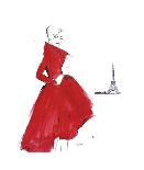 Dior and Paris-Jessica Durrant-Giclee Print