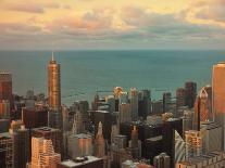 Sunset in Chicago-Jessica Levant-Framed Photographic Print