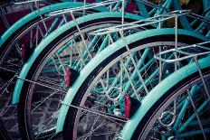 Bicycle Line Up 1-Jessica Reiss-Photographic Print