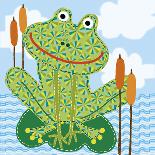 Frankie The Frog-Jessie Eckel-Mounted Giclee Print