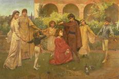 The Childhood of Dante-Jessie Macgregor-Giclee Print