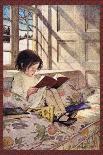 A Girl Reading, from 'A Child's Garden of Verses' by Robert Louis Stevenson, Published 1885-Jessie Willcox-Smith-Framed Giclee Print
