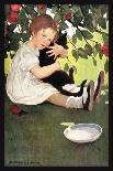 Chlld Reading on Couch, 1905-Jessie Willcox-Smith-Giclee Print
