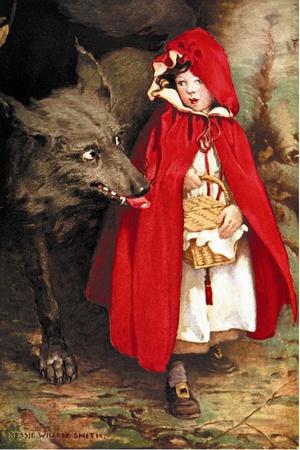 Little Red Riding Hood' Art Print - Jessie Willcox-Smith | Art.com