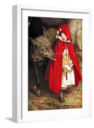 Little Red Riding Hood' Art Print - Jessie Willcox-Smith | Art.com