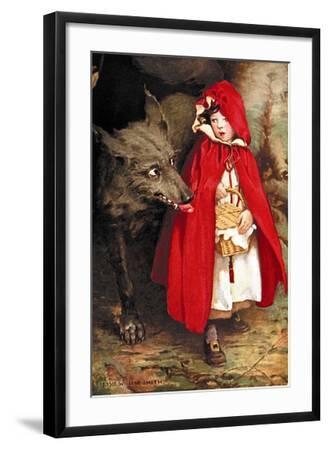 LCMTWX Red Riding Hood Vols Apparel Women Womens Down Parka Long 並行輸入品 Little Red Riding Hood\u0027 Art Print - Jessie Willcox-Smith |