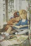 Heidi Introduced Each in Turn by it's Name to Her Friend Clara, Illustration from 'Heidi'-Jessie Willcox-Smith-Giclee Print