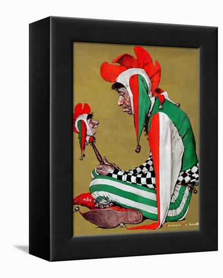 "Jester", February 11,1939-Norman Rockwell-Framed Premier Image Canvas