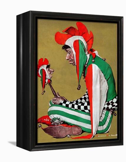 "Jester", February 11,1939-Norman Rockwell-Framed Premier Image Canvas