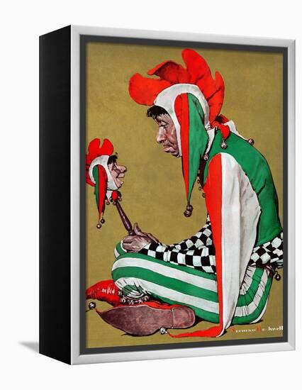 "Jester", February 11,1939-Norman Rockwell-Framed Premier Image Canvas