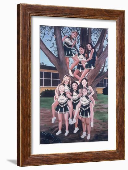 Jesuit Cheerleaders in a Tree, 2002-Joe Heaps Nelson-Framed Giclee Print