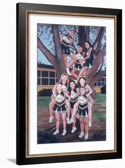 Jesuit Cheerleaders in a Tree, 2002-Joe Heaps Nelson-Framed Giclee Print