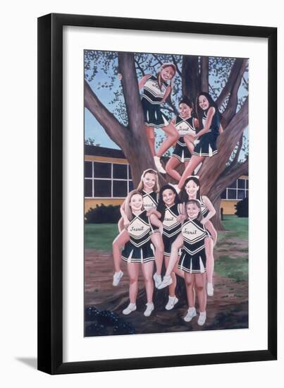 Jesuit Cheerleaders in a Tree, 2002-Joe Heaps Nelson-Framed Giclee Print