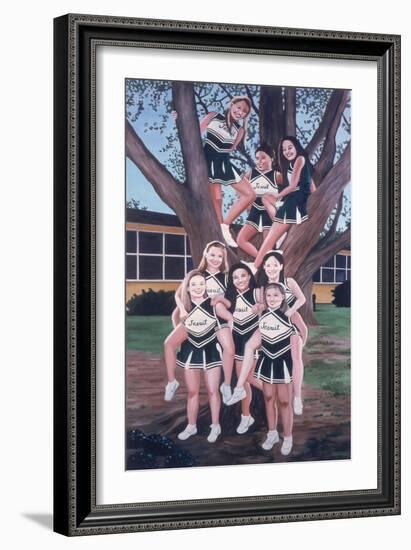 Jesuit Cheerleaders in a Tree, 2002-Joe Heaps Nelson-Framed Giclee Print