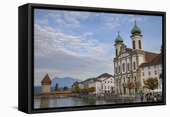 Jesuit Church in Lucerne, Switzerland.-Michele Niles-Framed Premier Image Canvas