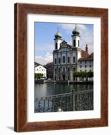 Jesuit Church, Luzern, Switzerland, Europe-Richardson Peter-Framed Photographic Print