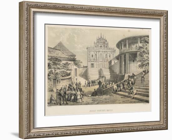 Jesuit Convent, Macao, 1855-Wilhelm Joseph Heine-Framed Giclee Print