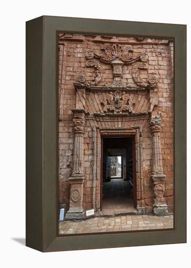 Jesuit Mission of La Santisima Trinidad, UNESCO World Heritage Site, Paraguay, South America-Michael Runkel-Framed Premier Image Canvas