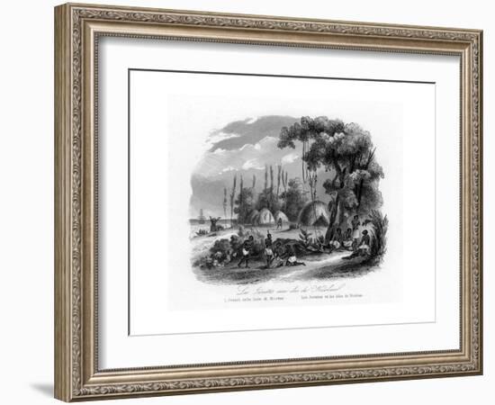 Jesuits in the Nicobar Islands, India, C1840-N Remond-Framed Giclee Print