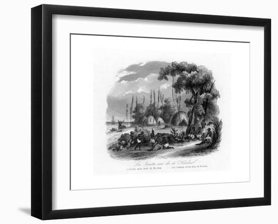 Jesuits in the Nicobar Islands, India, C1840-N Remond-Framed Giclee Print