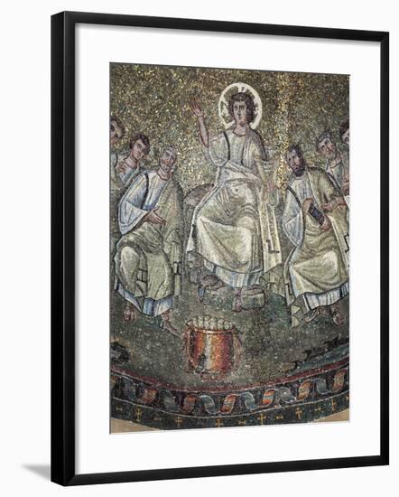 Jesus Among Apostles, Mosaic, Chapel of Saint Aquilino, Basilica of San Lorenzo Maggiore-null-Framed Giclee Print