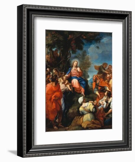 Jesus Among the Children-Giuseppe Bartolomeo Chiari-Framed Giclee Print