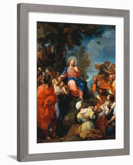 Jesus Among the Children-Giuseppe Bartolomeo Chiari-Framed Giclee Print