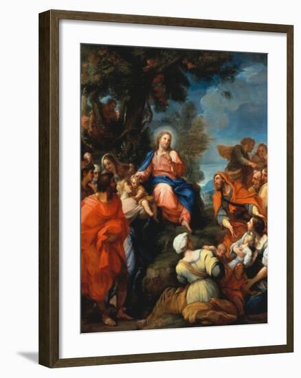 Jesus Among the Children-Giuseppe Bartolomeo Chiari-Framed Giclee Print