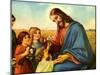 Jesus and Children-null-Mounted Giclee Print