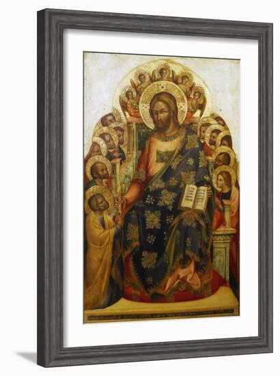 Jesus and St Peter-Lorenzo Veneziano-Framed Giclee Print