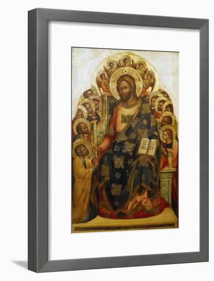 Jesus and St Peter-Lorenzo Veneziano-Framed Giclee Print