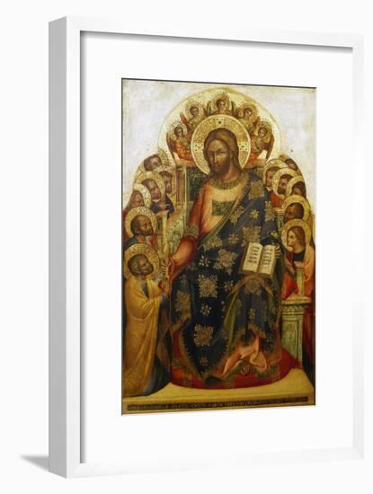Jesus and St Peter-Lorenzo Veneziano-Framed Giclee Print