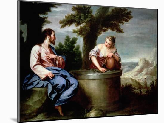 Jesus and the Samaritan Woman-Alonso Cano-Mounted Giclee Print