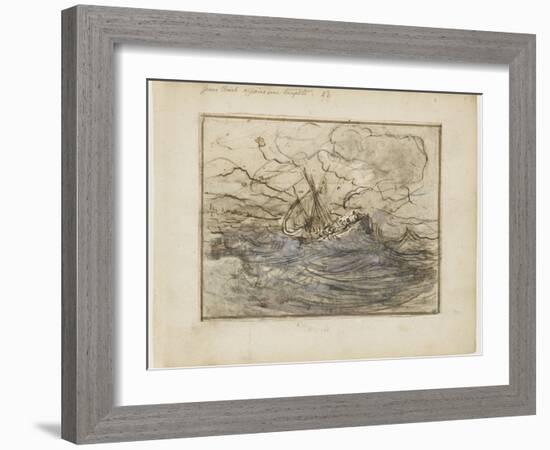 Jésus apaise la tempête-Joseph Parrocel-Framed Giclee Print