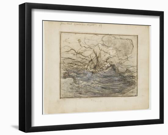 Jésus apaise la tempête-Joseph Parrocel-Framed Giclee Print