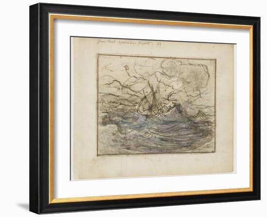 Jésus apaise la tempête-Joseph Parrocel-Framed Giclee Print